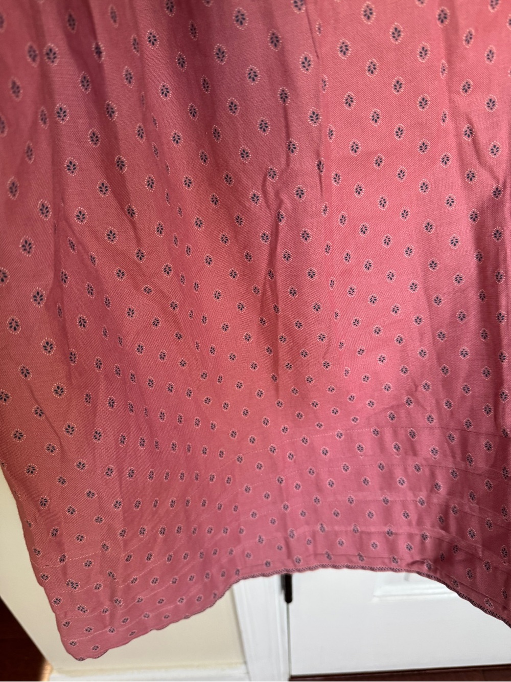Artisan Handmade Womens Pink Dress and Apron Medium Dirndl, Prairie, Cottagecore - Picture 12 of 12